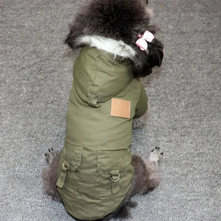 PureFur dynejakke til hunde | Tyk og varm fleece til hunde om vinteren