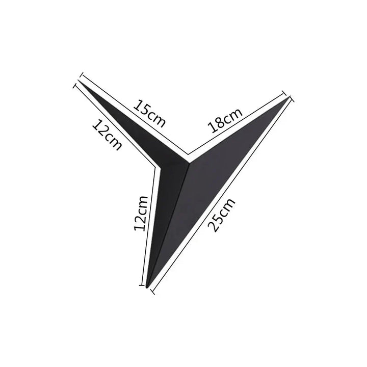 NoctiLux geometrisk LED-væglampe | Moderne belysning til natborde i nutidige hjem