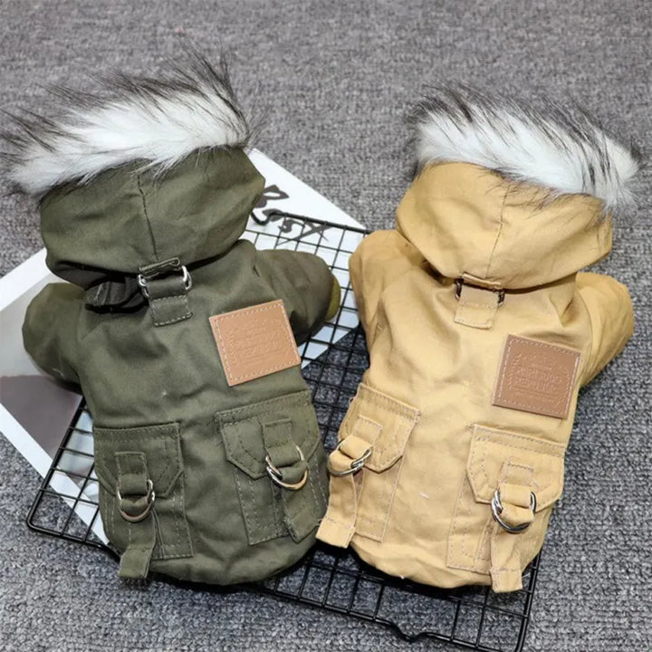 PureFur dynejakke til hunde | Tyk og varm fleece til hunde om vinteren
