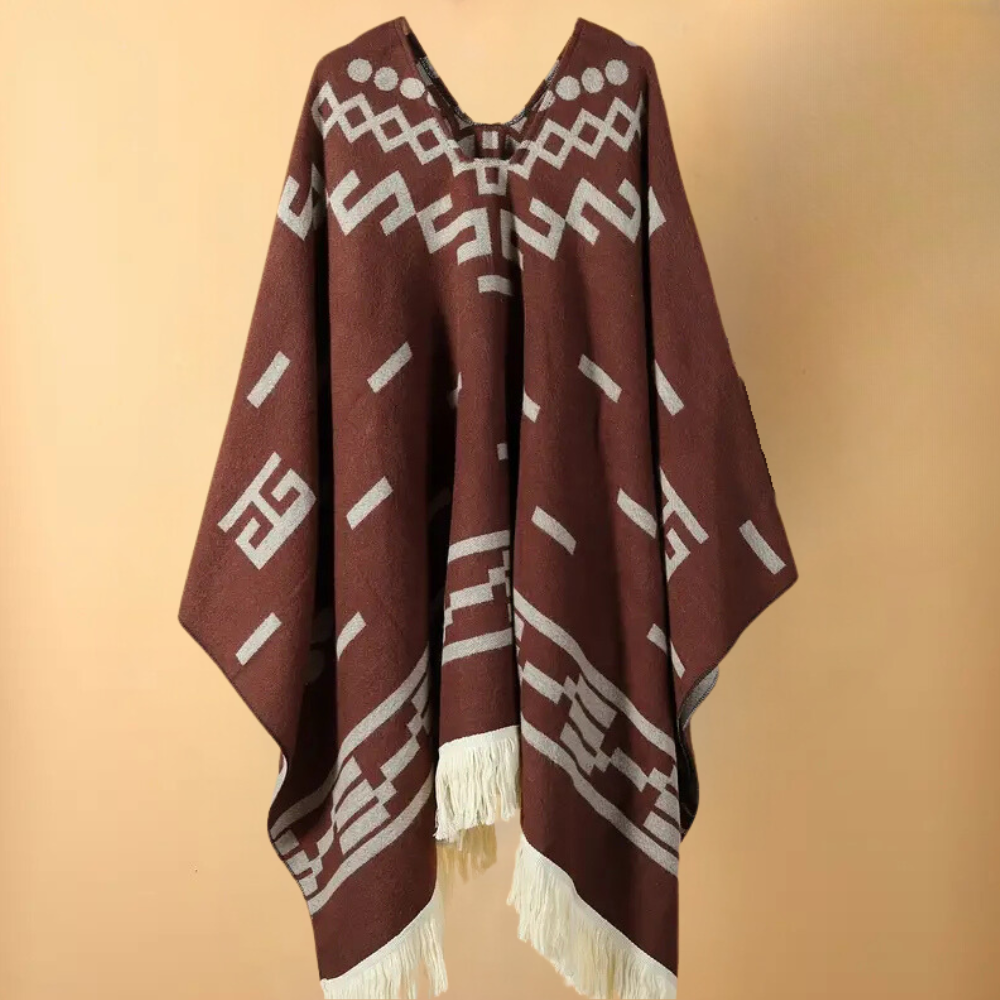 Varm poncho til mænd - Kael