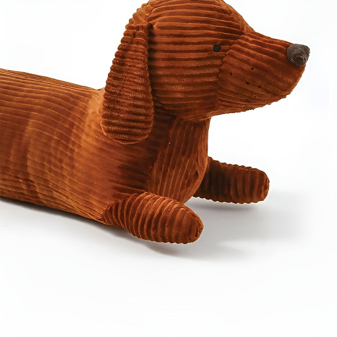 Ergonomisk pude i plys, gravhund – DaxiRest