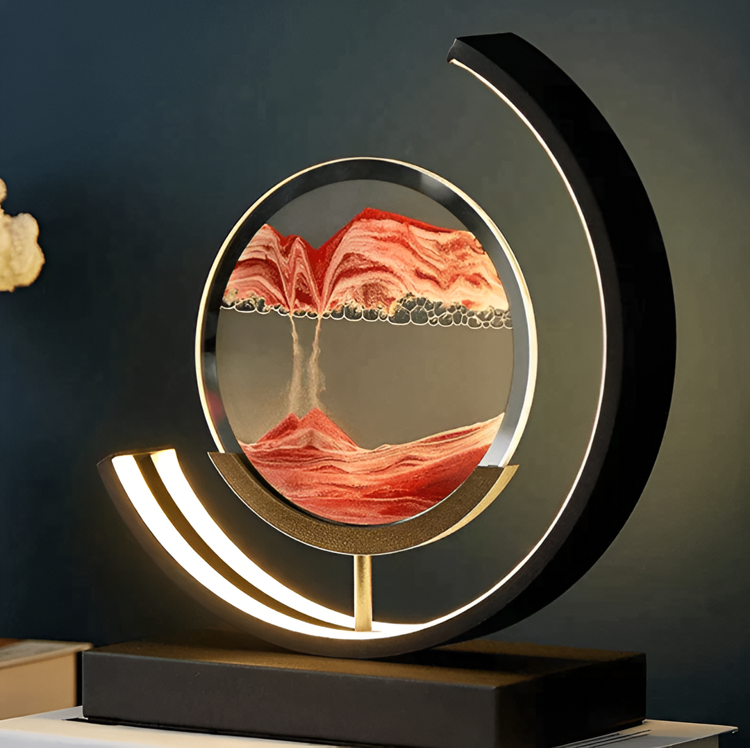 Sand Glow – sandlampe med fjernbetjening og dæmpningsfunktion