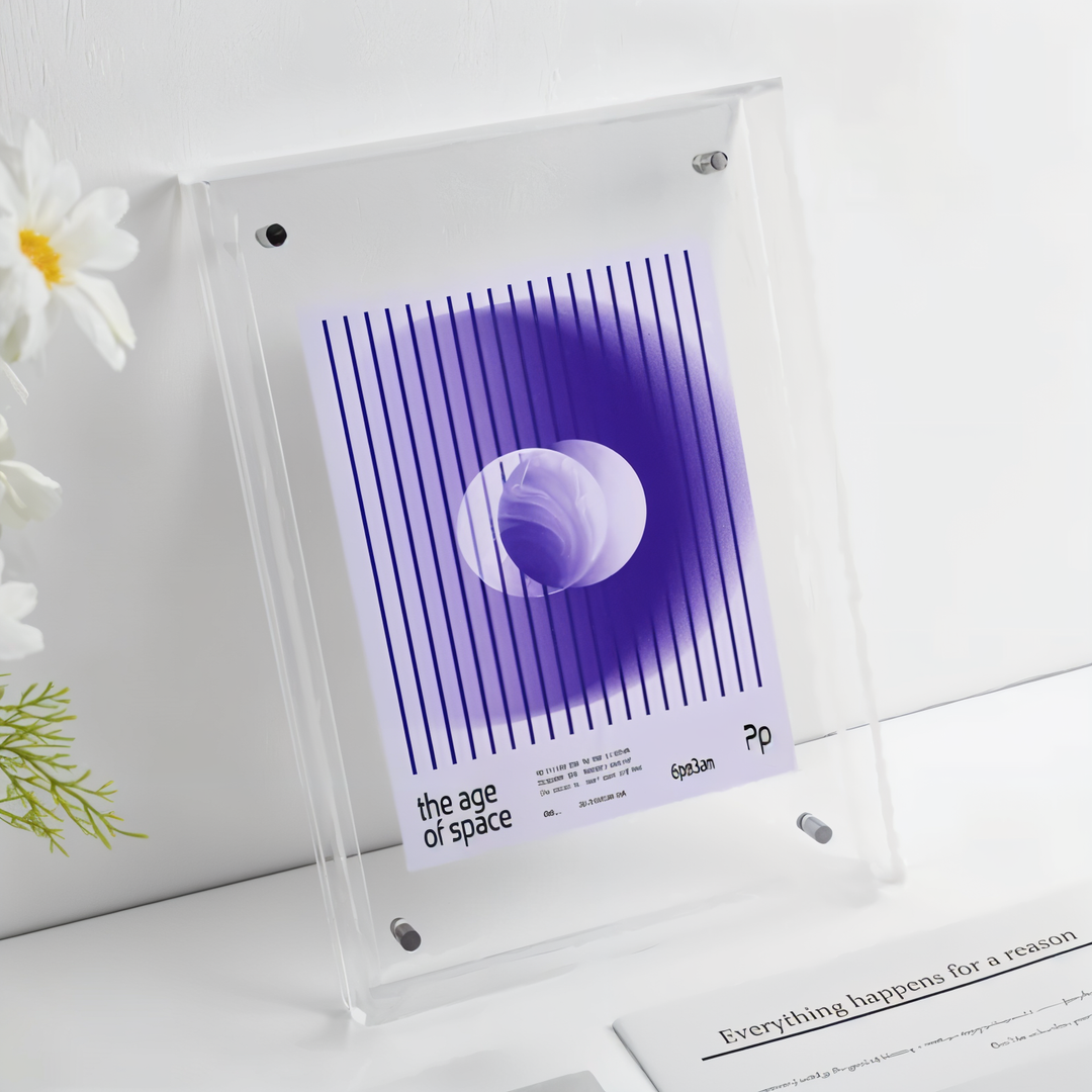 VividAcryl – neonfarvede akrylfotorammer i 80'er-stil