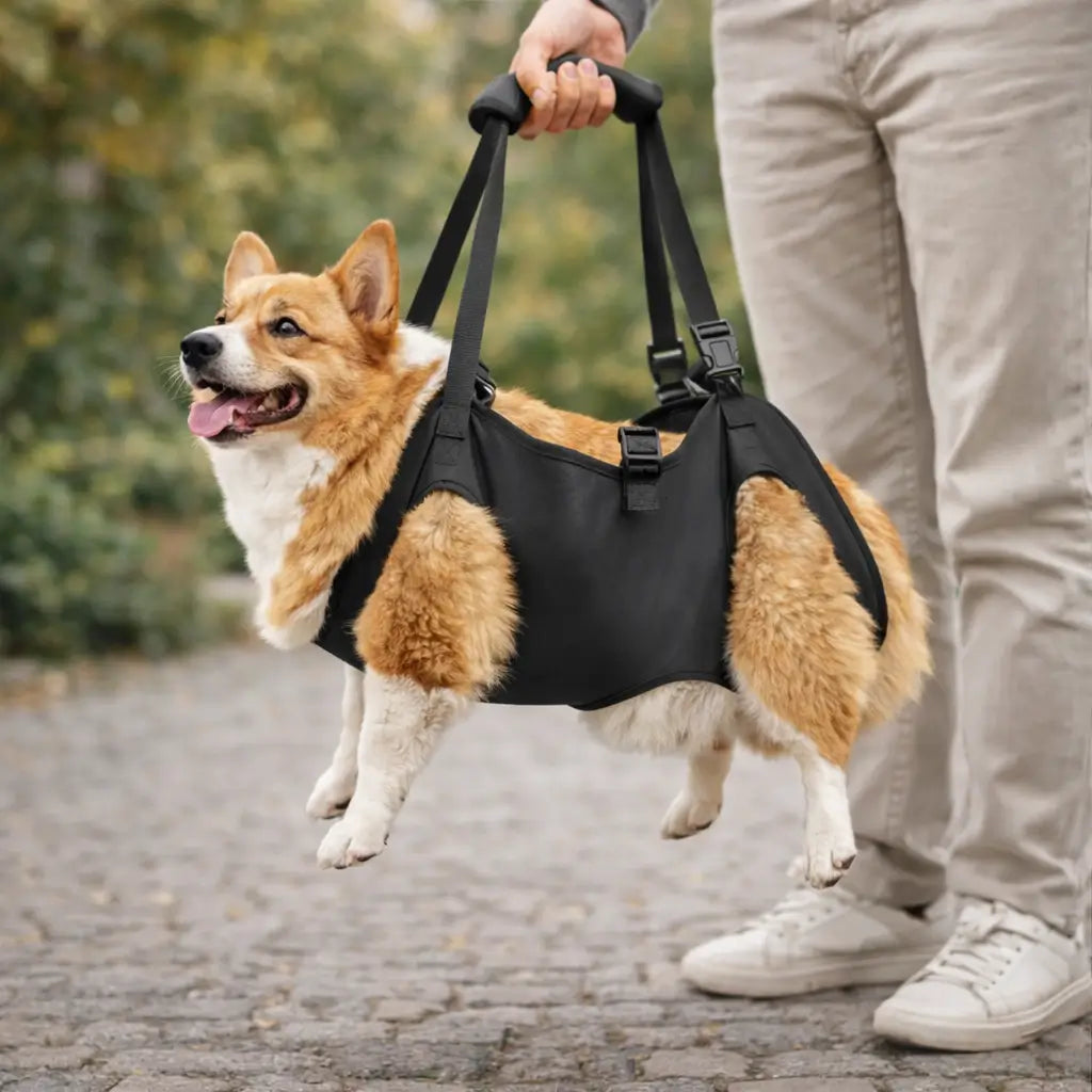 Hundeløfteslæde | Bæresele til store hunde | Hverdagens mobilitetshjælp