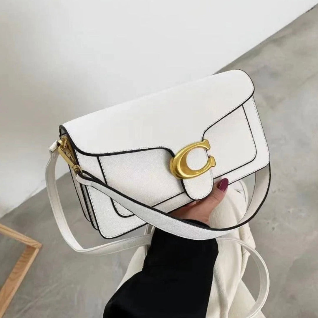 Coach Teller | Elegant skuldertaske til kvinder i brun | Vanero