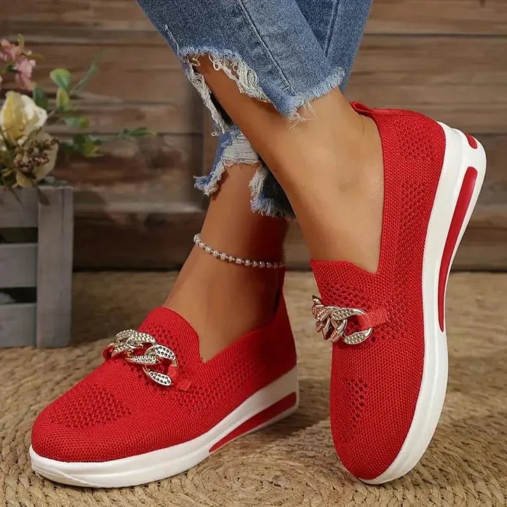 Klassiske slip-on loafers til kvinder