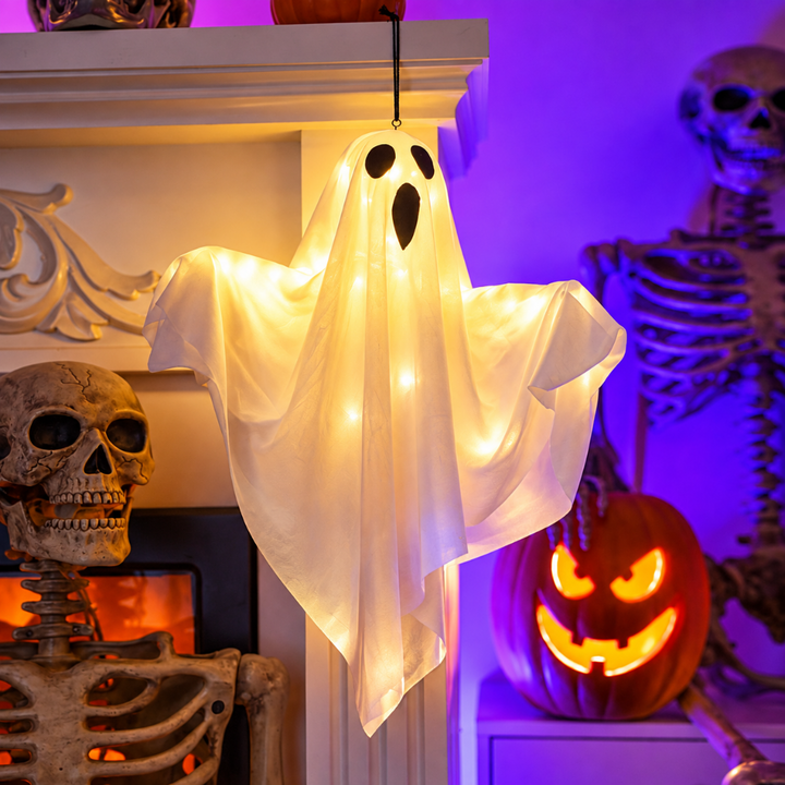 Halloween Lysende Spøgelse Dekorations Rekvisit