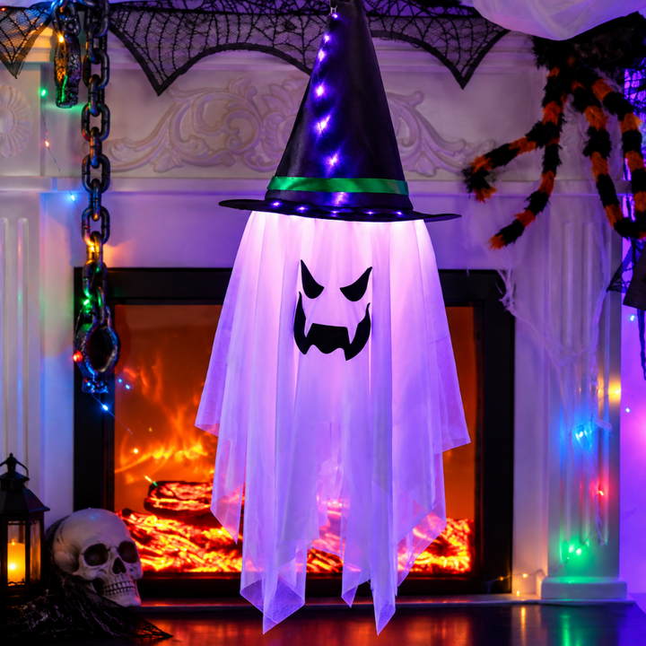 Halloween Lysende Spøgelse Dekorations Rekvisit