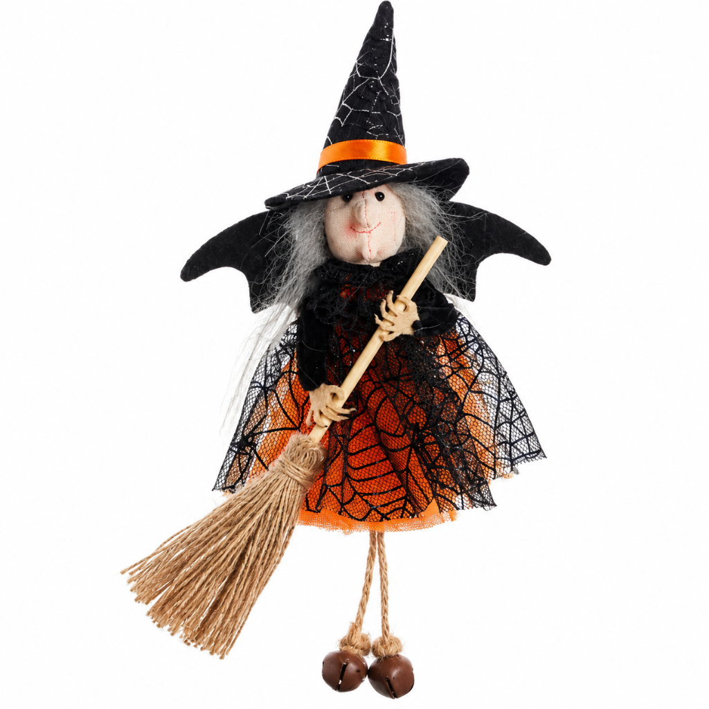 Halloween Heks Kost Hængende Dekoration