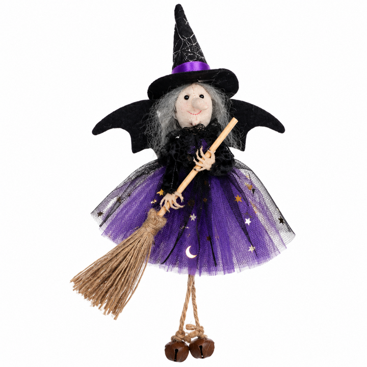 Halloween Heks Kost Hængende Dekoration