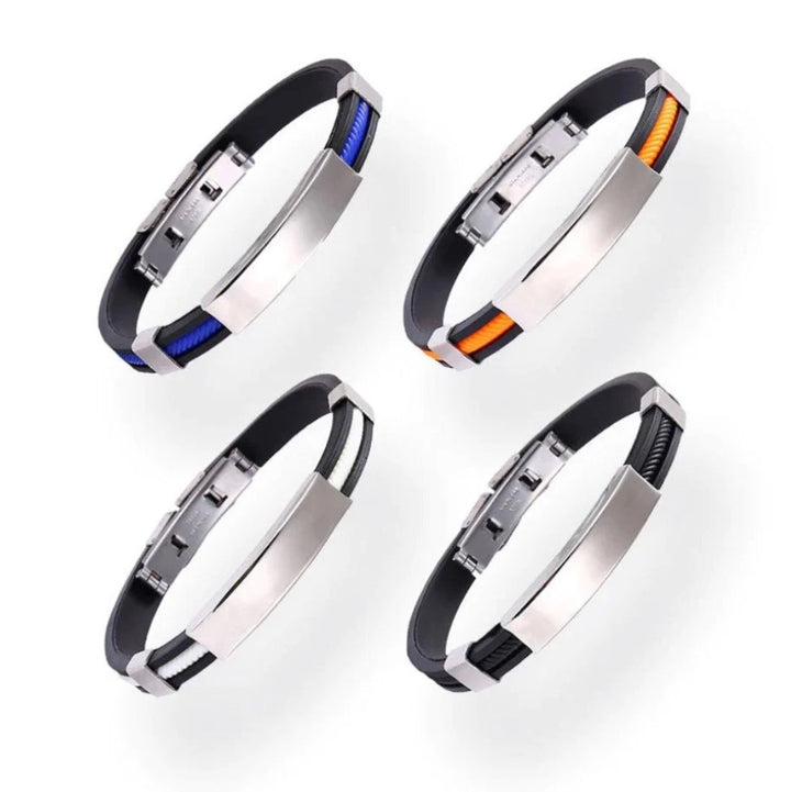 IonPRO® Titanium-look armbånd – Justerbart og alsidigt design