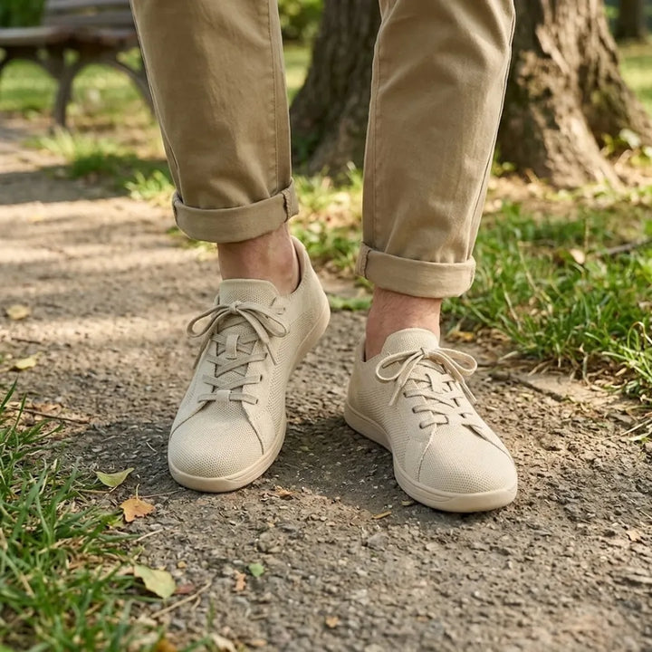 Unisex barfodssneakers med bred tåbox og åndbart mesh