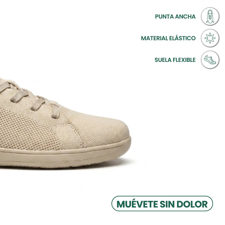 Unisex barfodssneakers med bred tåbox og åndbart mesh