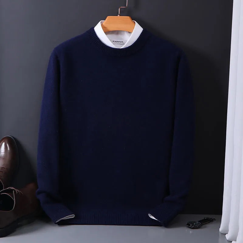 Faux Cashmere Sweater Mænd