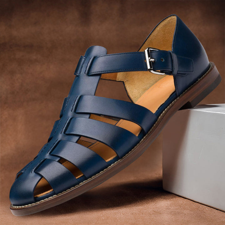 Mænd ' s Premium Læder Sandaler