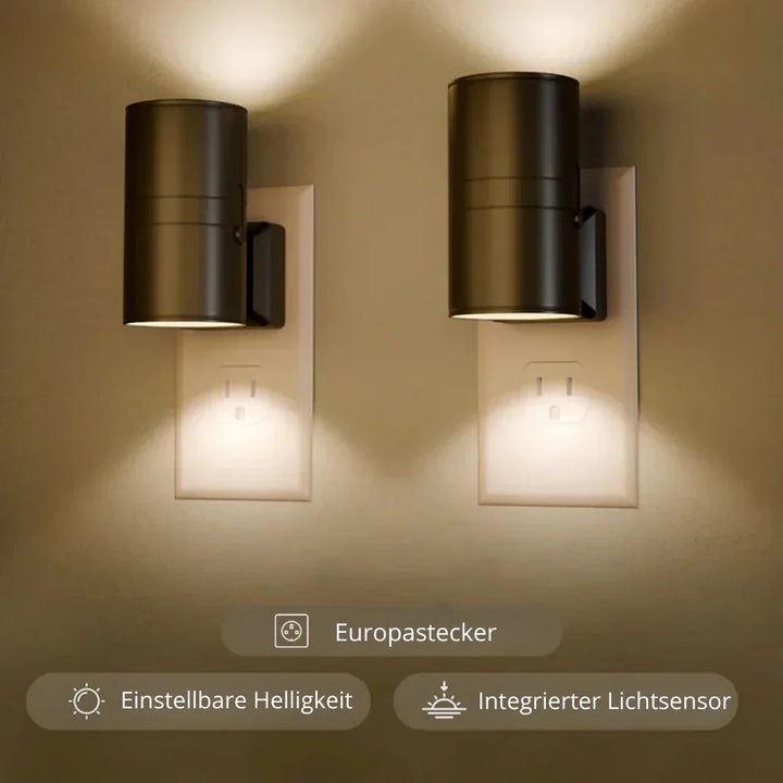 Bauhaus-design natlampe - dæmpbart LED-lys
