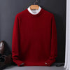 Klassiske Cashmere-Blanding Mænds Pullover
