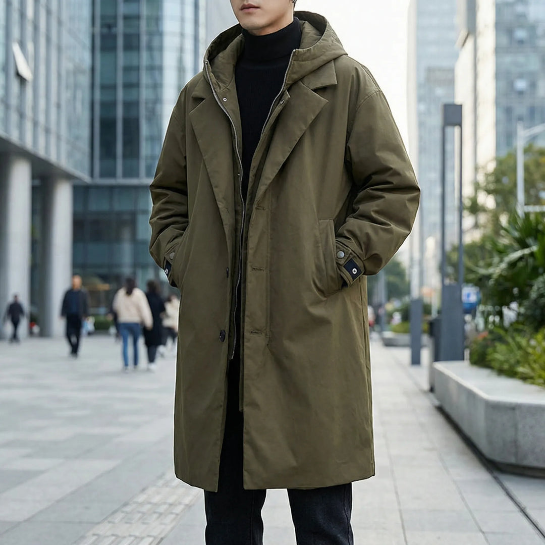 Klassisk parka-trenchcoat til mænd - Armando