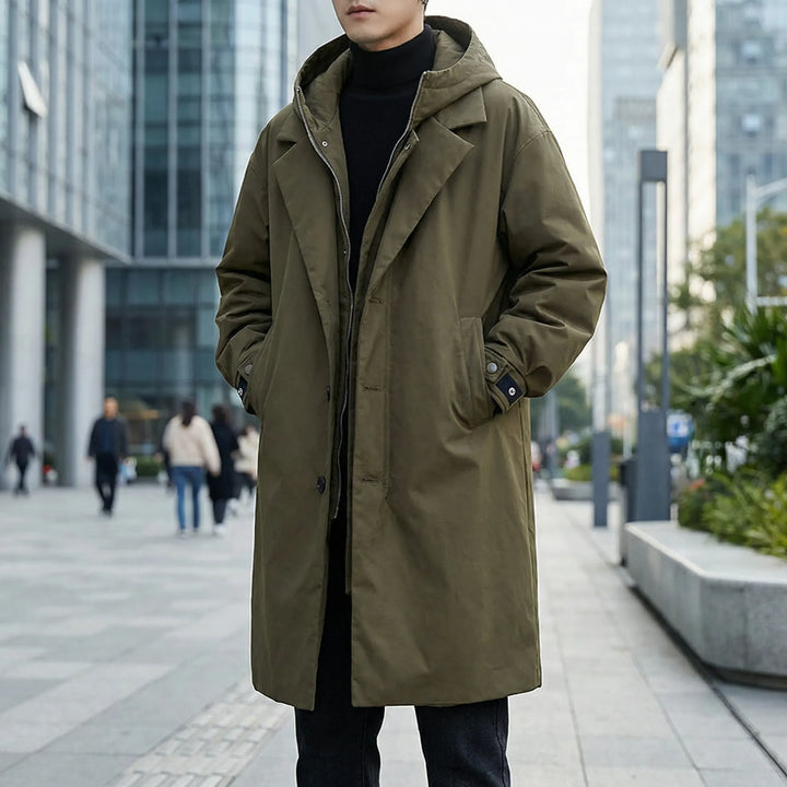 Klassisk parka-trenchcoat til mænd - Armando