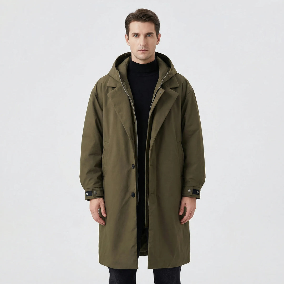 Klassisk parka-trenchcoat til mænd - Armando