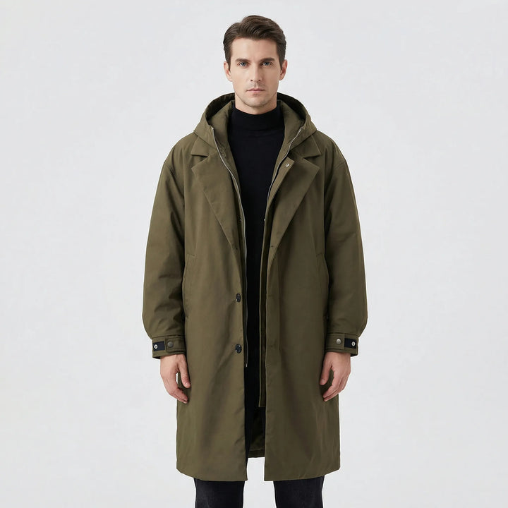 Klassisk parka-trenchcoat til mænd - Armando