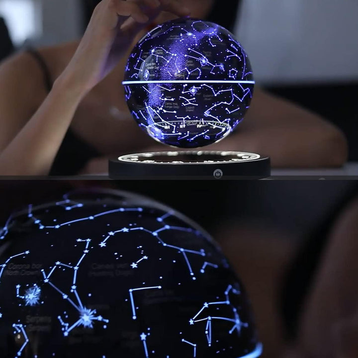 SkyOrbit | Lampe med svævende, roterende stjernebillede | Magnetisk levitation