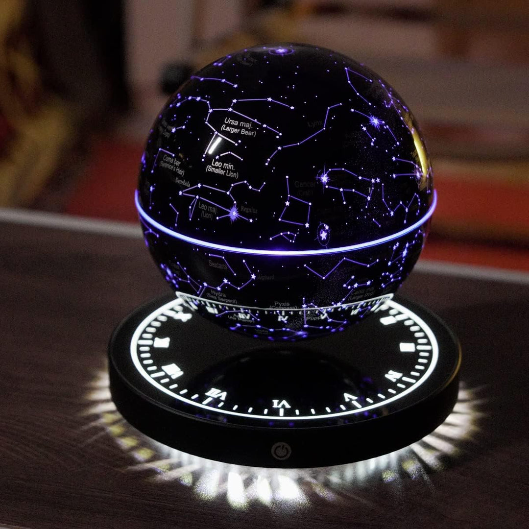 SkyOrbit | Lampe med svævende, roterende stjernebillede | Magnetisk levitation