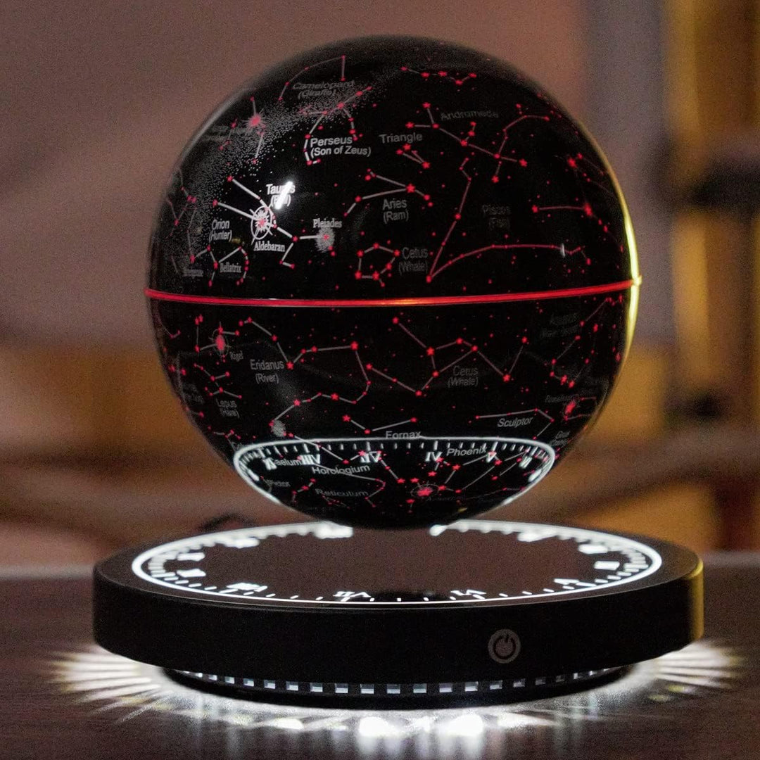 Svævende stjernekort „Konstellation" – lampe med magnetisk svævning
