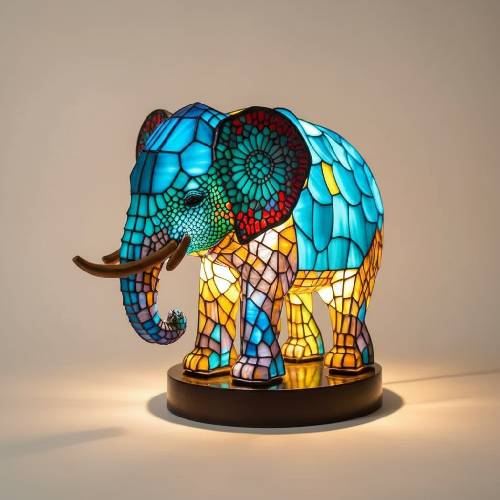 Kunstnerisk bordlampe - LightArt