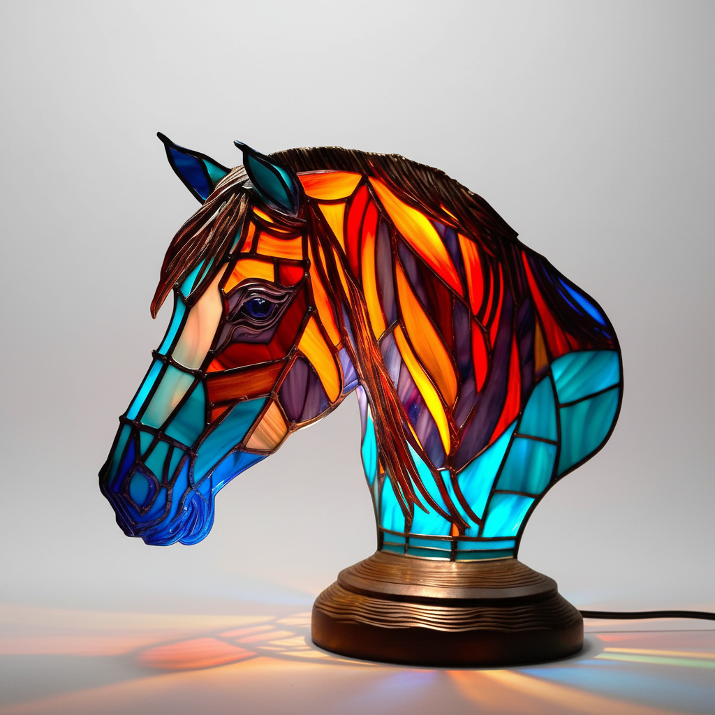 Kunstnerisk bordlampe - LightArt