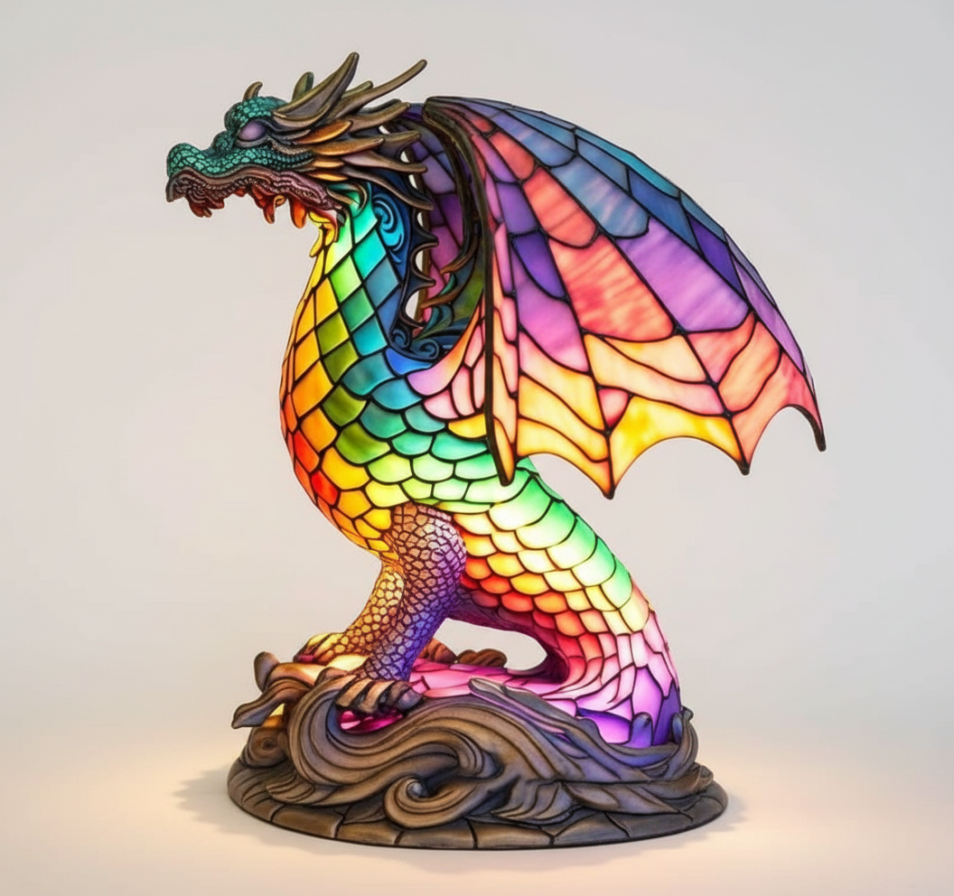 Kunstnerisk bordlampe - LightArt