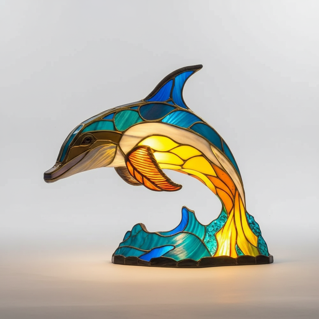 Kunstnerisk bordlampe - LightArt