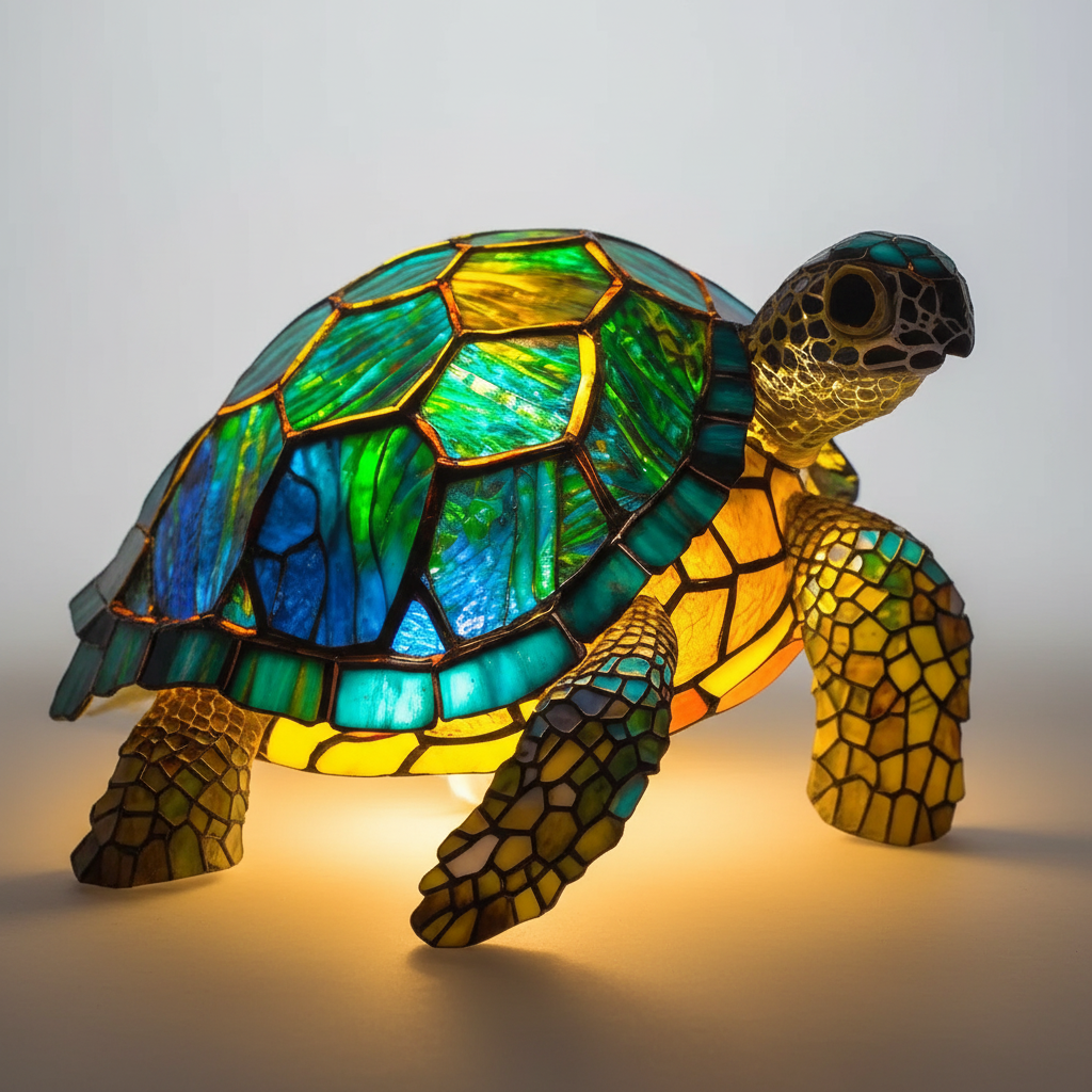 Kunstnerisk bordlampe - LightArt