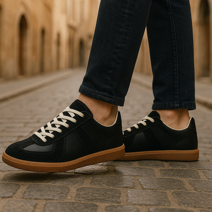 Sneakers med snørebånd til mænd | Skridsikre &amp; behagelig pasform