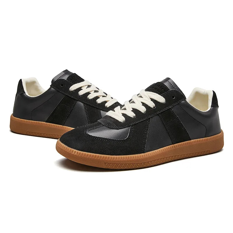 Sneakers med snørebånd til mænd | Skridsikre &amp; behagelig pasform