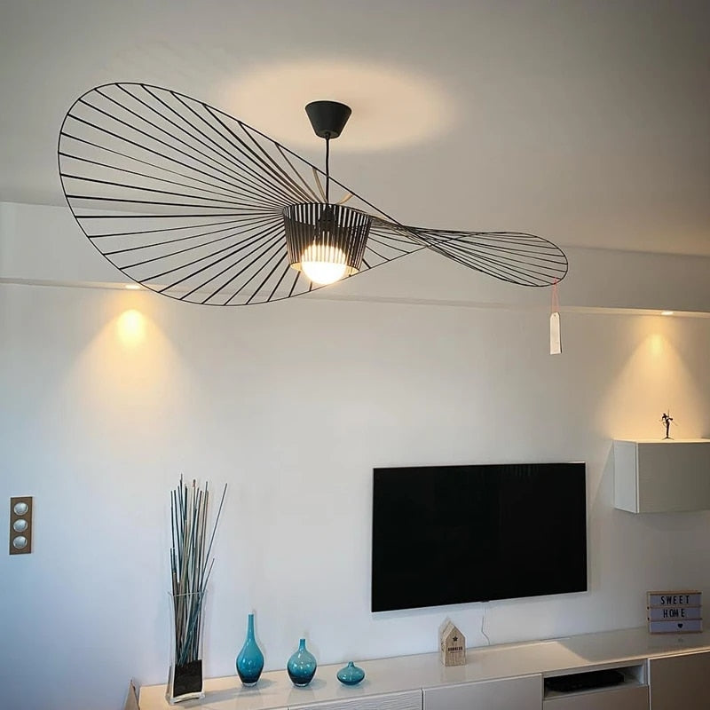 Ritta metallampe til soveværelse/stue, moderne LED