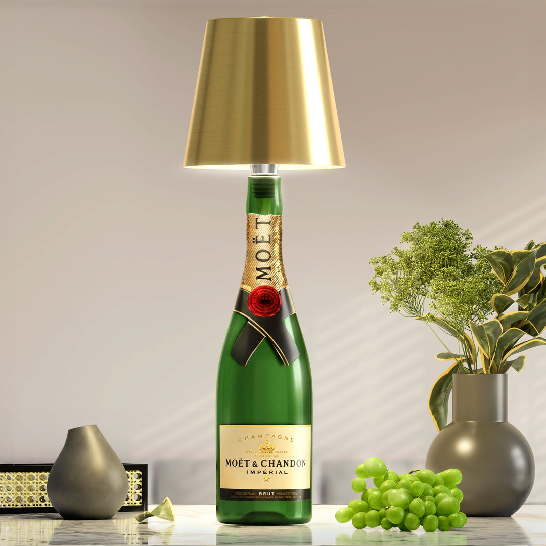 PrestigeBeam BottleLamp | Alsidig LED-belysning til flasker – Miljøvenlig og bærbar