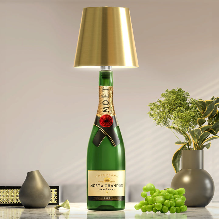 PrestigeBeam BottleLamp | Alsidig LED-belysning til flasker – Miljøvenlig og bærbar