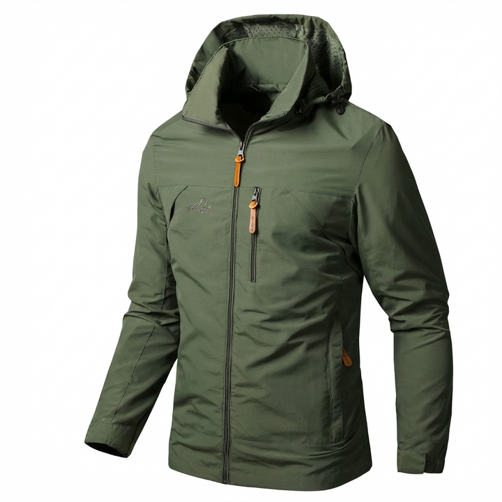 Vandtæt og vindtæt outdoor-jakke