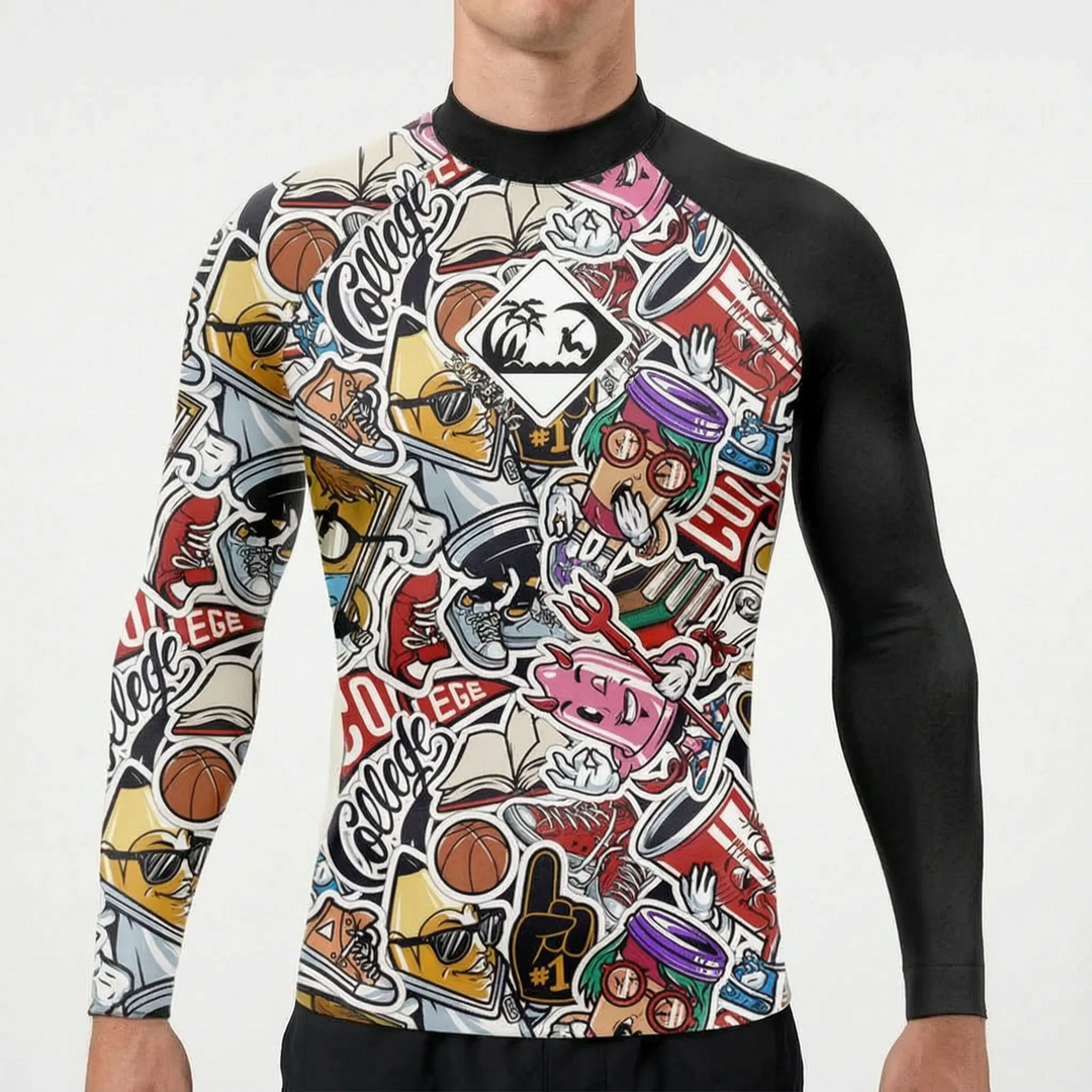 Rashguard med lange ærmer - Brexion