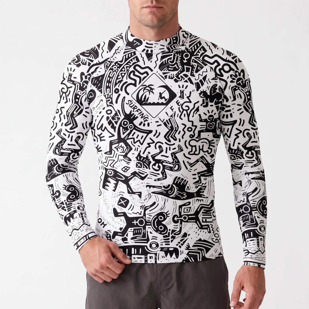 Rashguard med lange ærmer - Brexion