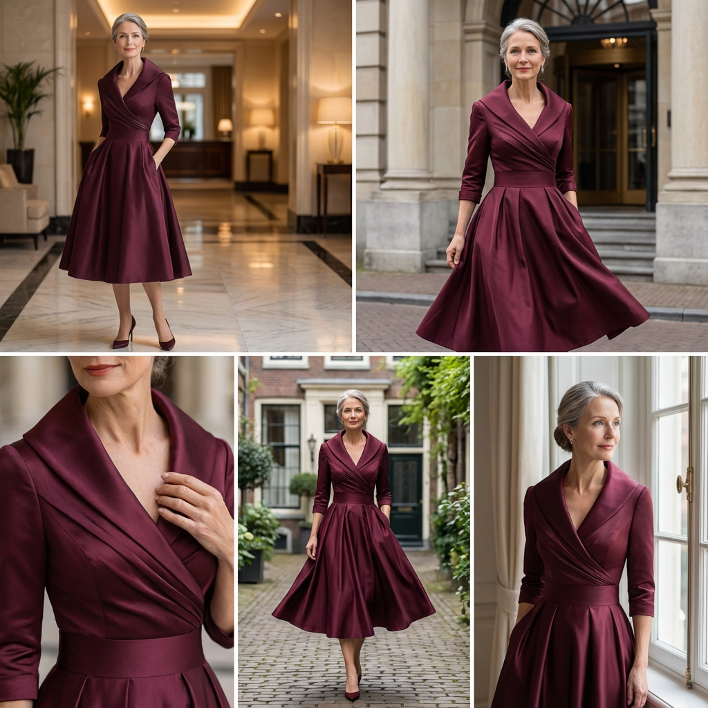 Midikjole til damer | Elegant og tidløs A-linje-stil