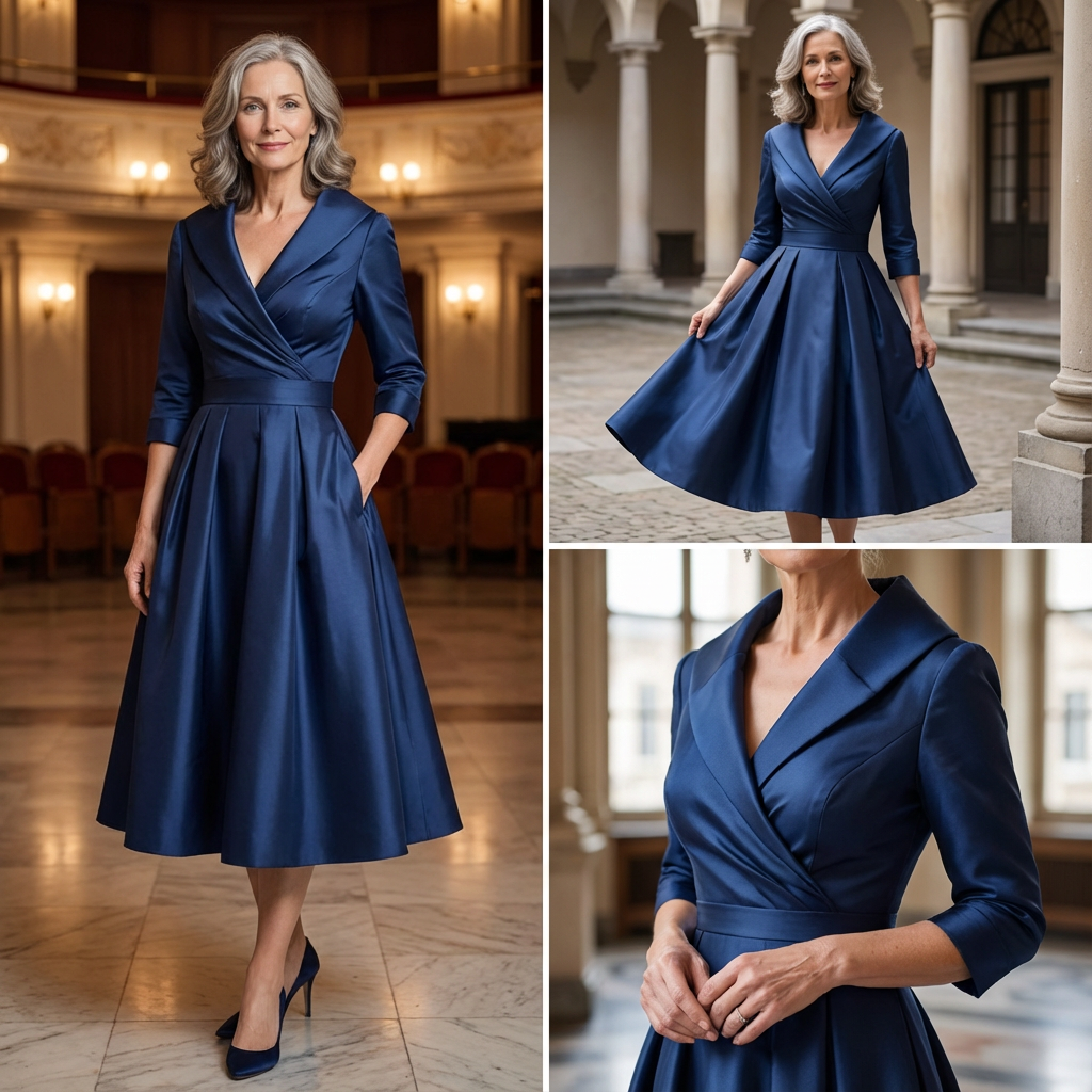 Midikjole til damer | Elegant og tidløs A-linje-stil