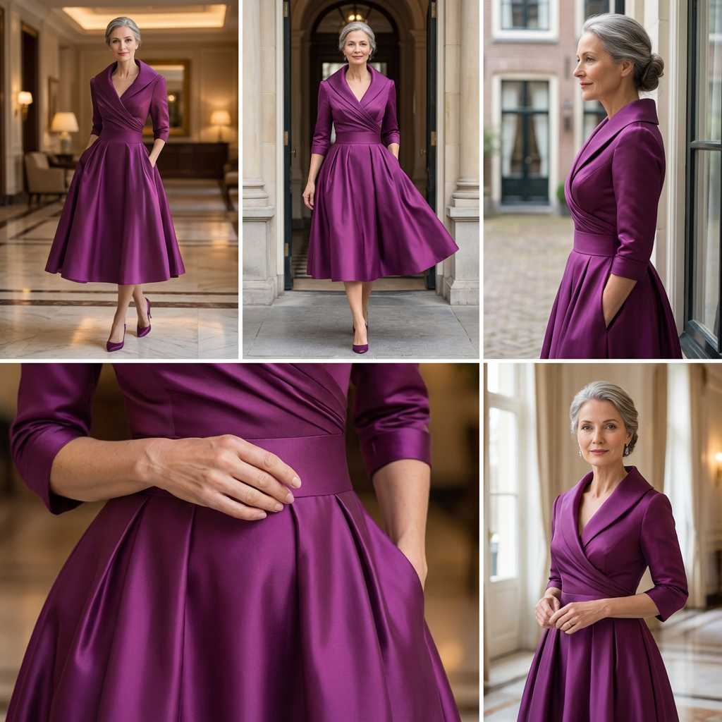 Midikjole til damer | Elegant og tidløs A-linje-stil