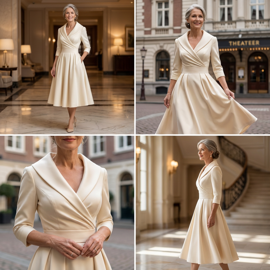Midikjole til damer | Elegant og tidløs A-linje-stil