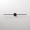 Minimalistisk lineær væglampe med to arme i moderne stil