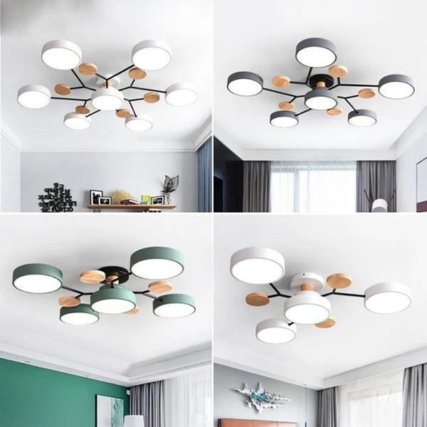 Slank designloftlampe med håndlavet finish