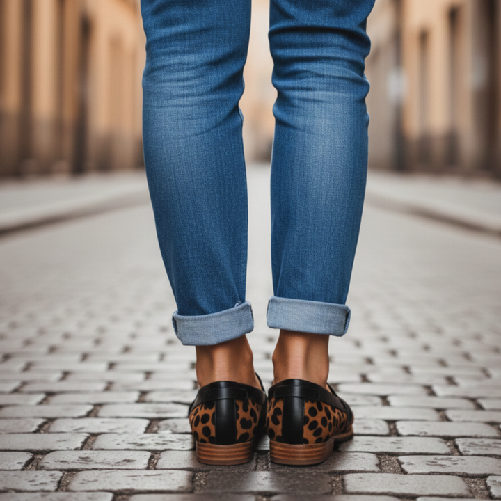 Loafers til damer med spids tå – klassiske flade mokkasiner