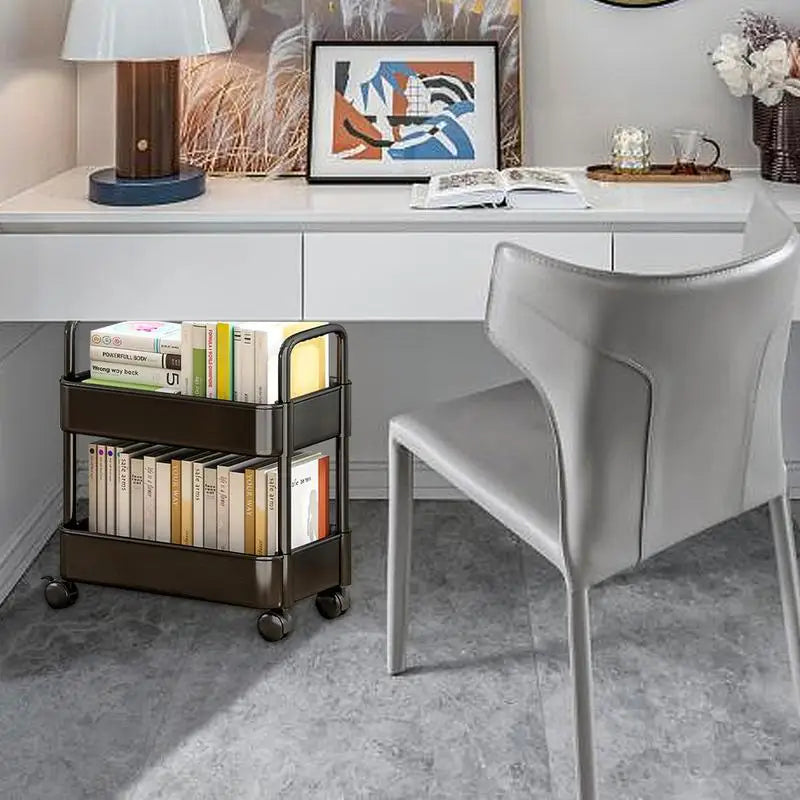 BookRacer – Mobil bogvogn med 2 hylder