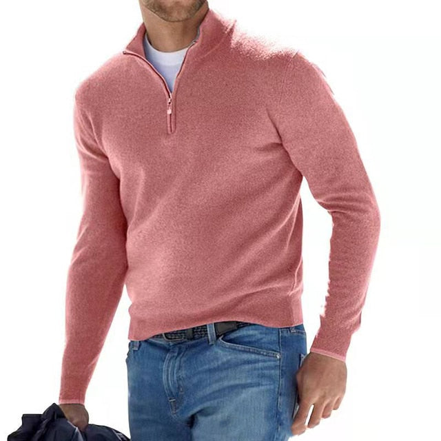 Merino herresweater med V-hals – Torino